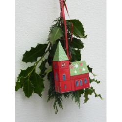 Weihnachtsmarkt Papiermodell