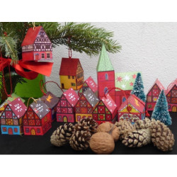Weihnachtsmarkt Papiermodell