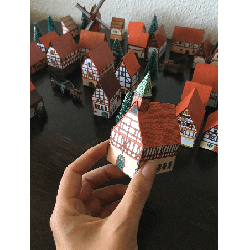 Das friedliche Dorf - Papiermodell
