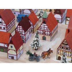 Das friedliche Dorf - Papiermodell