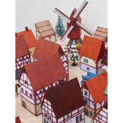 Das friedliche Dorf - Papiermodell