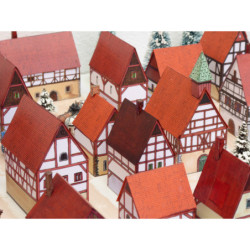 Das friedliche Dorf - Papiermodell